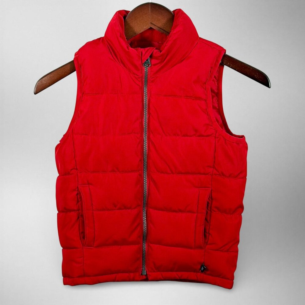 GAP Kids Puffer Vest XS 4-5 Red ColdControl Insulated Water Resistant